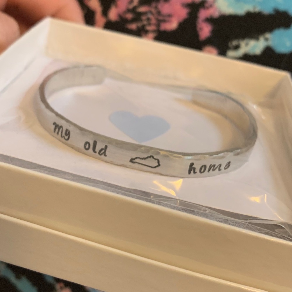 🆕 My Old Kentucky Home Aluminum Cuff Bracelet